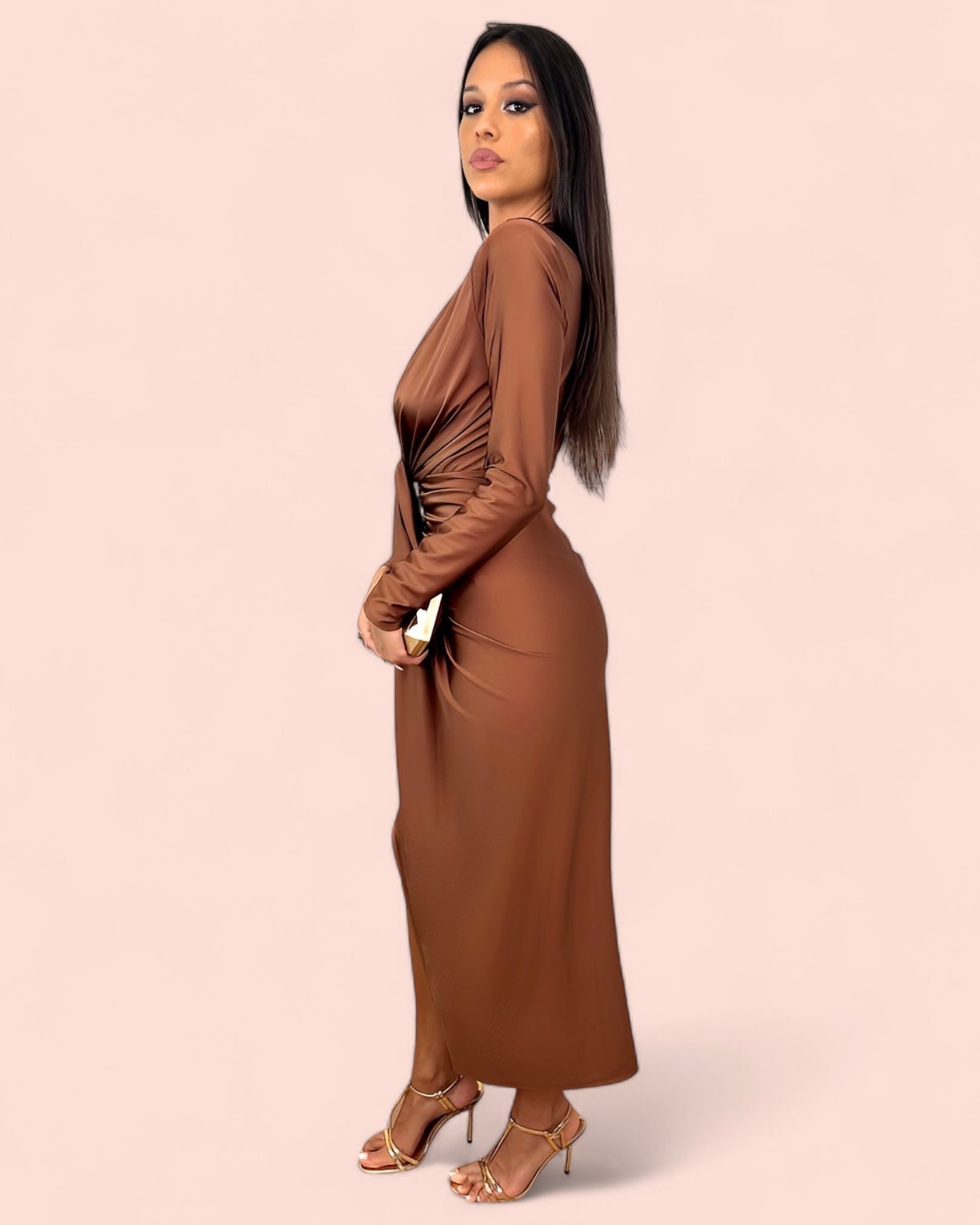 Celia Chocolate Dress