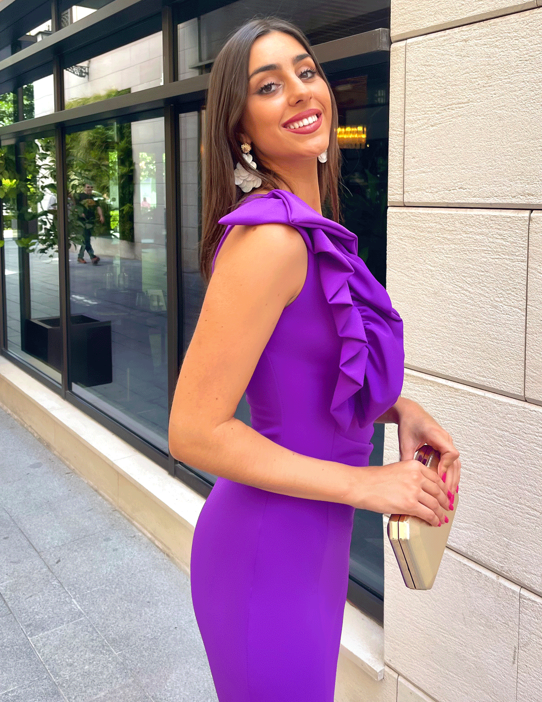 Vestido Aliseda Morado