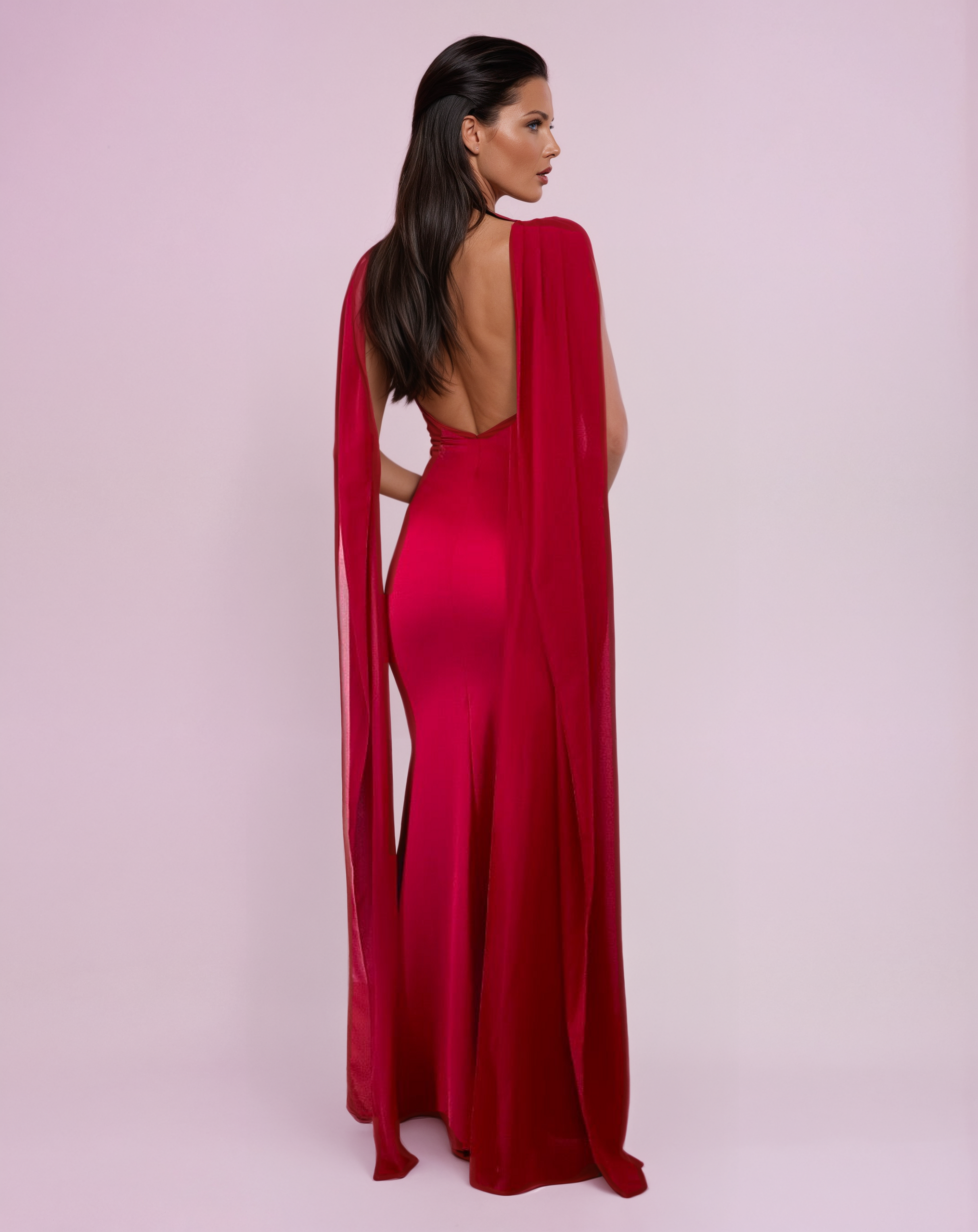 Dark Red Nile Dress