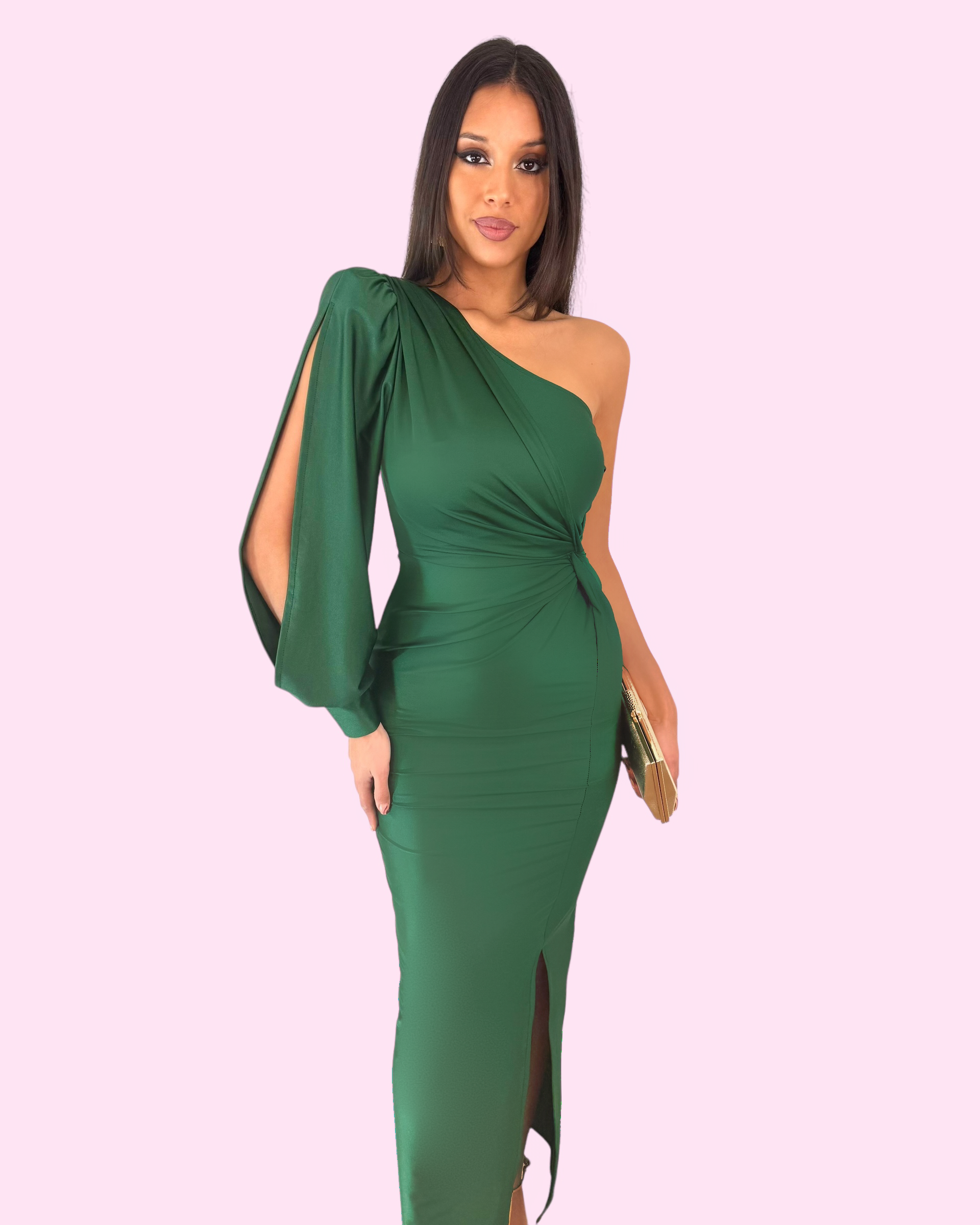 Vestido mónica verde