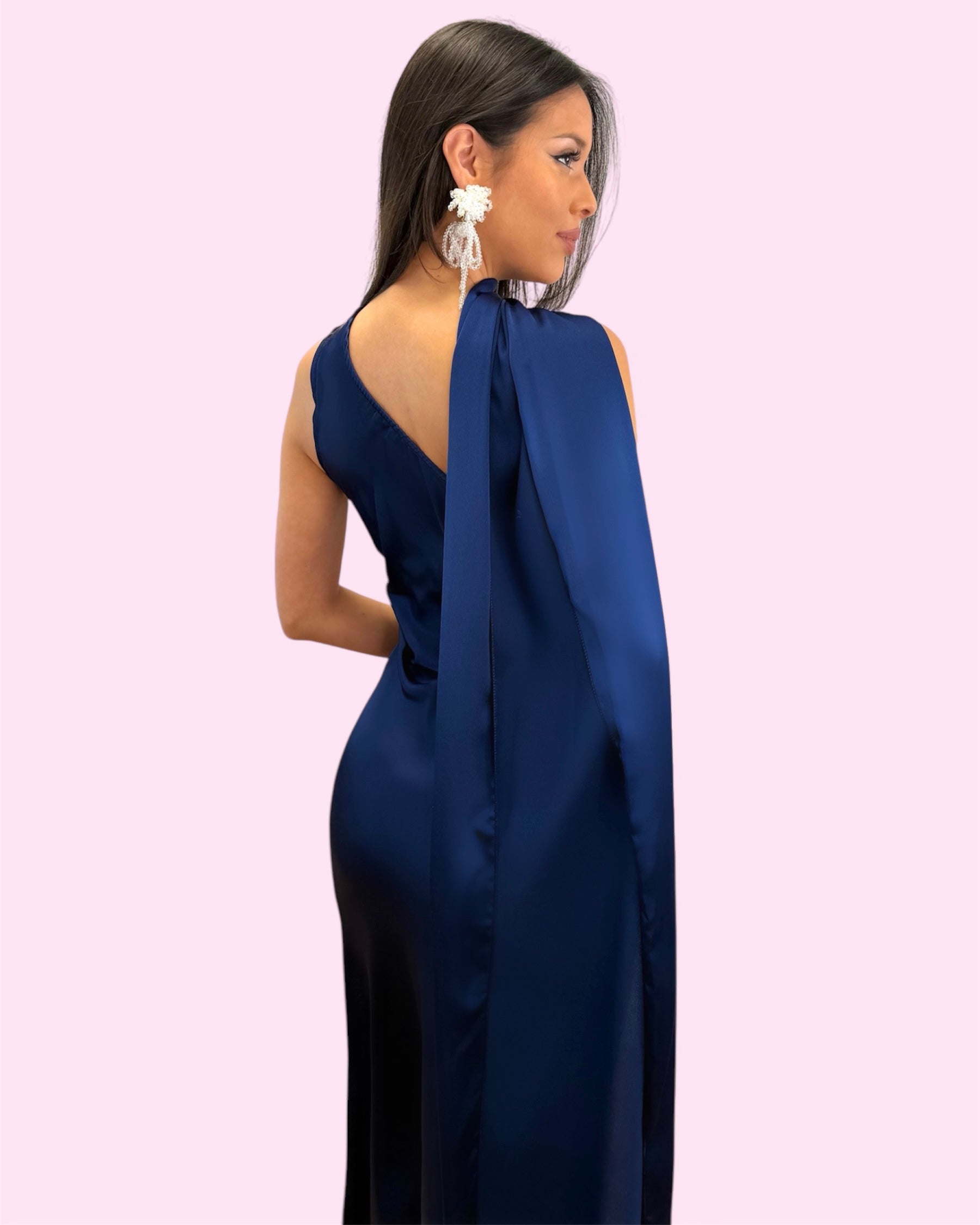 Lucia Navy Blue Dress