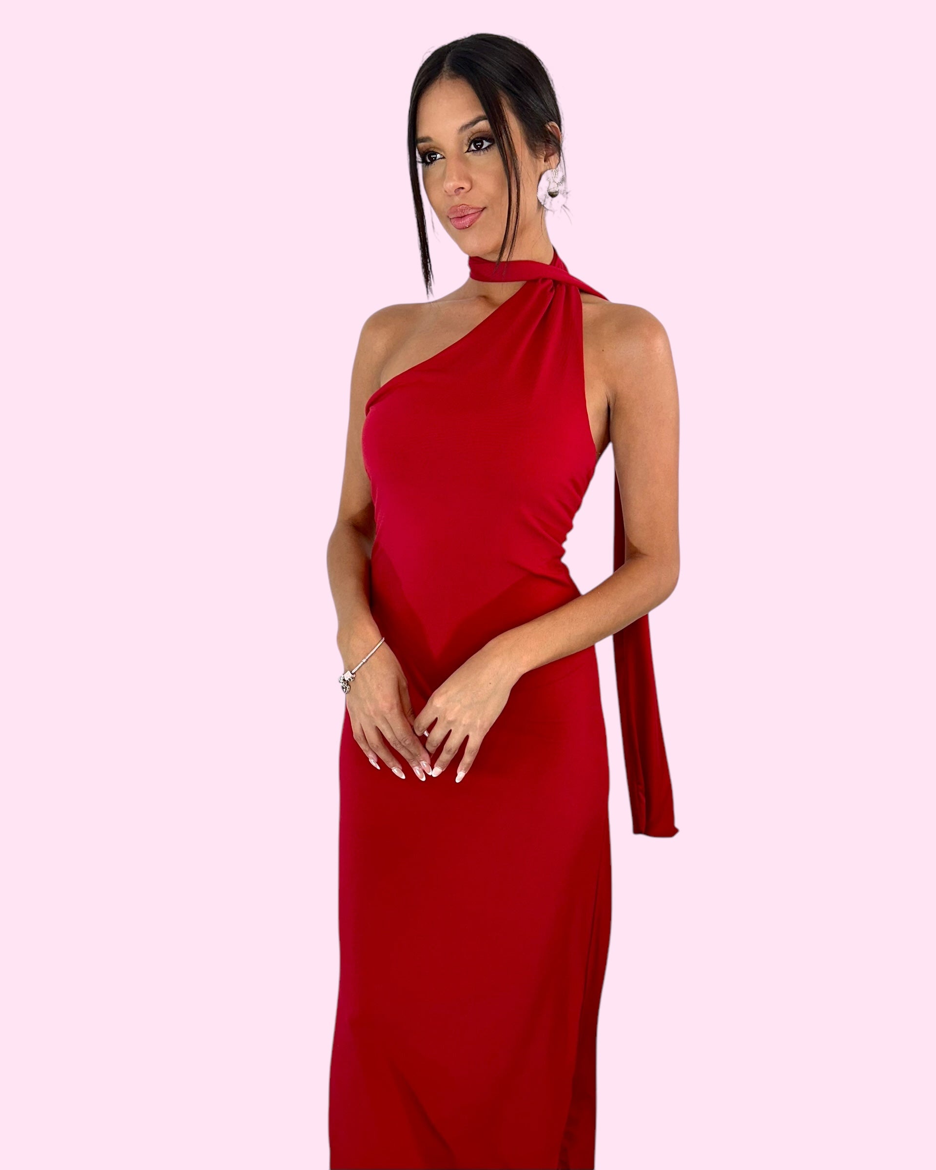 Vestido Carina Vermelho