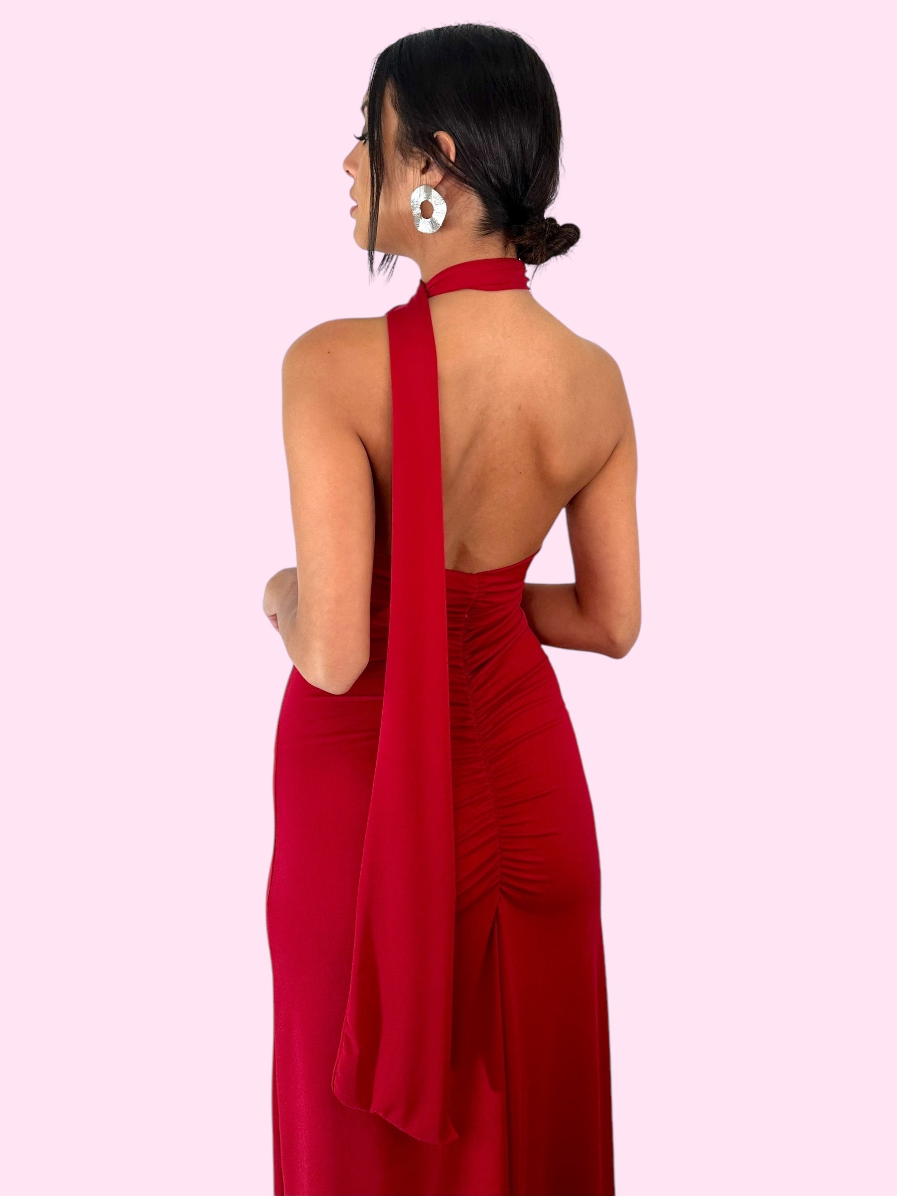 Vestido Carina Vermelho