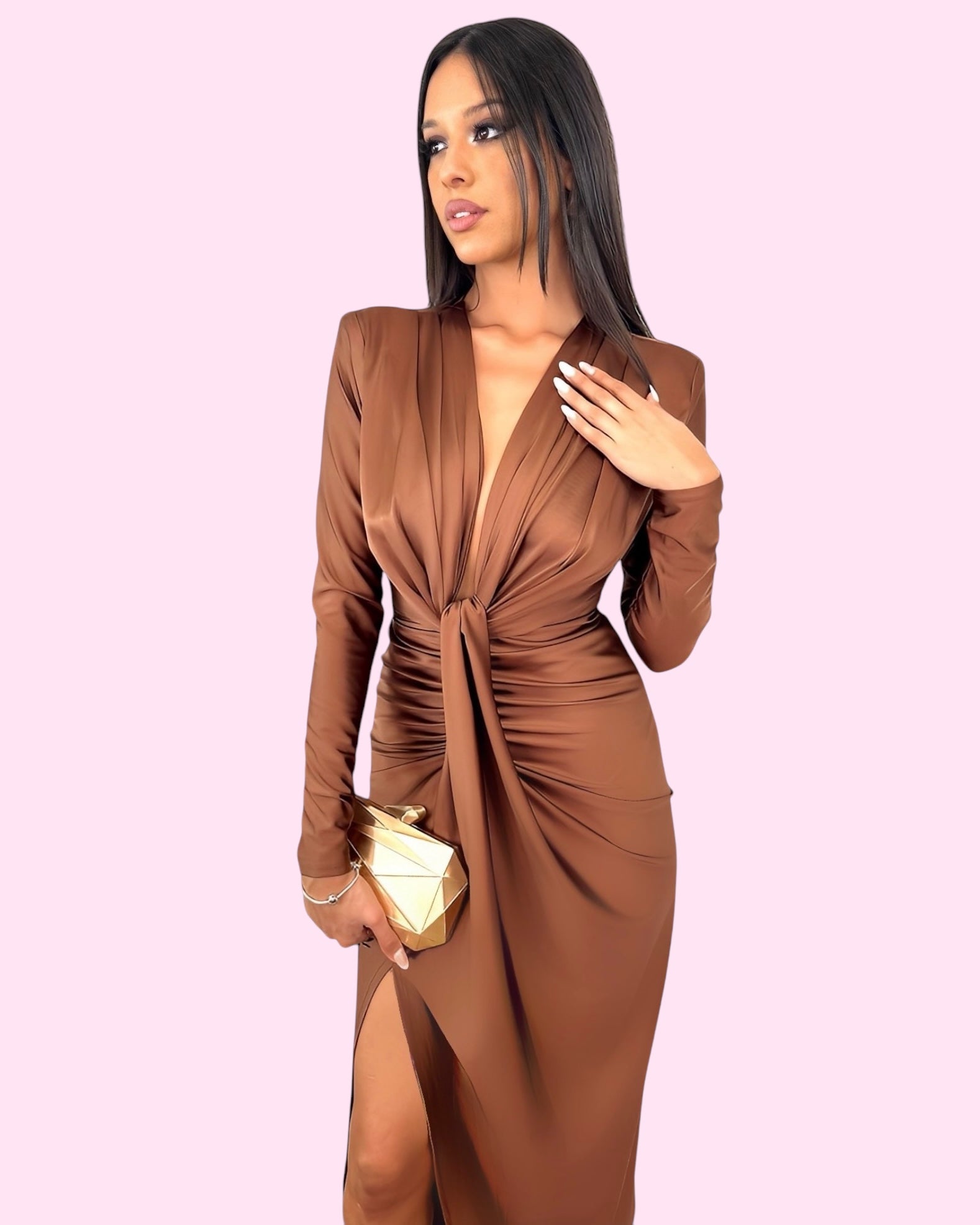 Celia Chocolate Dress