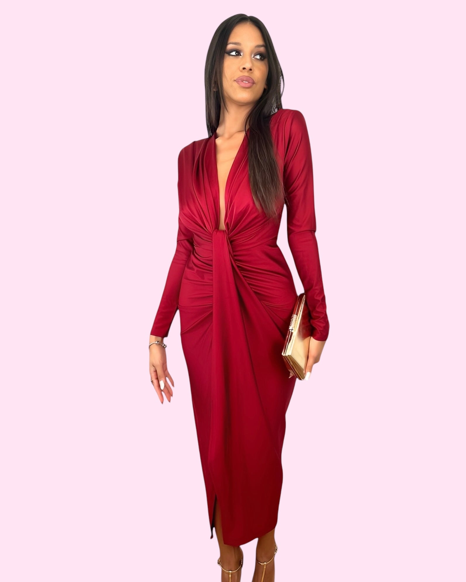 Celia Reddish Dress