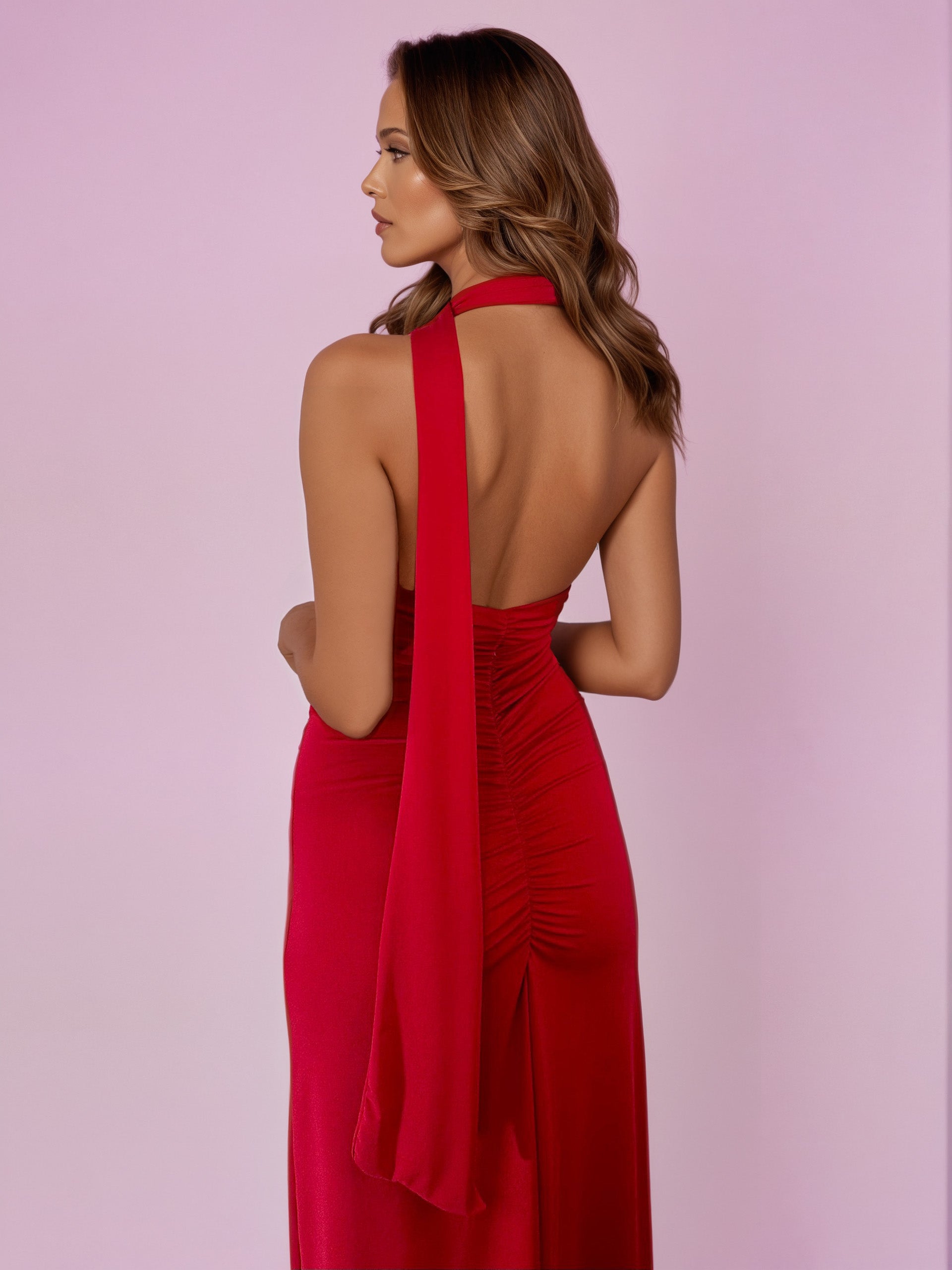 Carina Red Dress