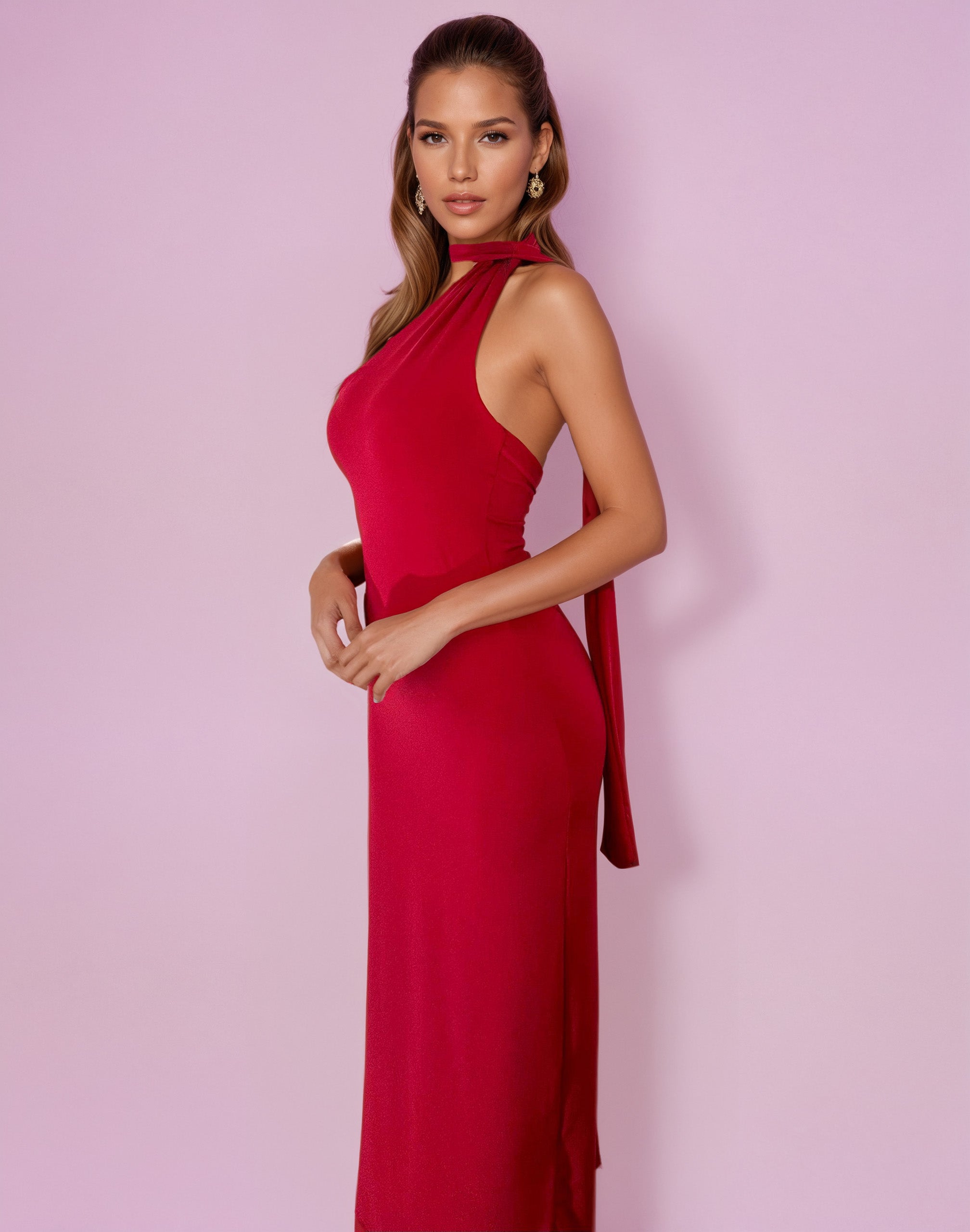 Carina Red Dress