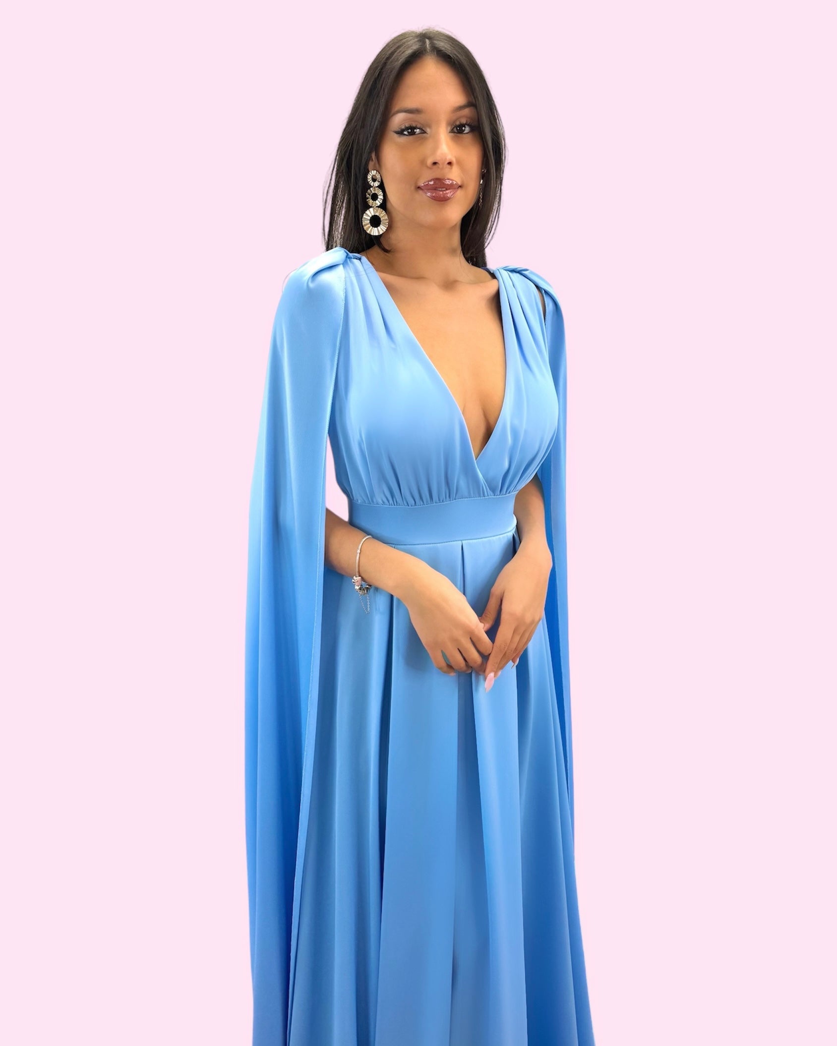 Vestido Clara Azul cielo