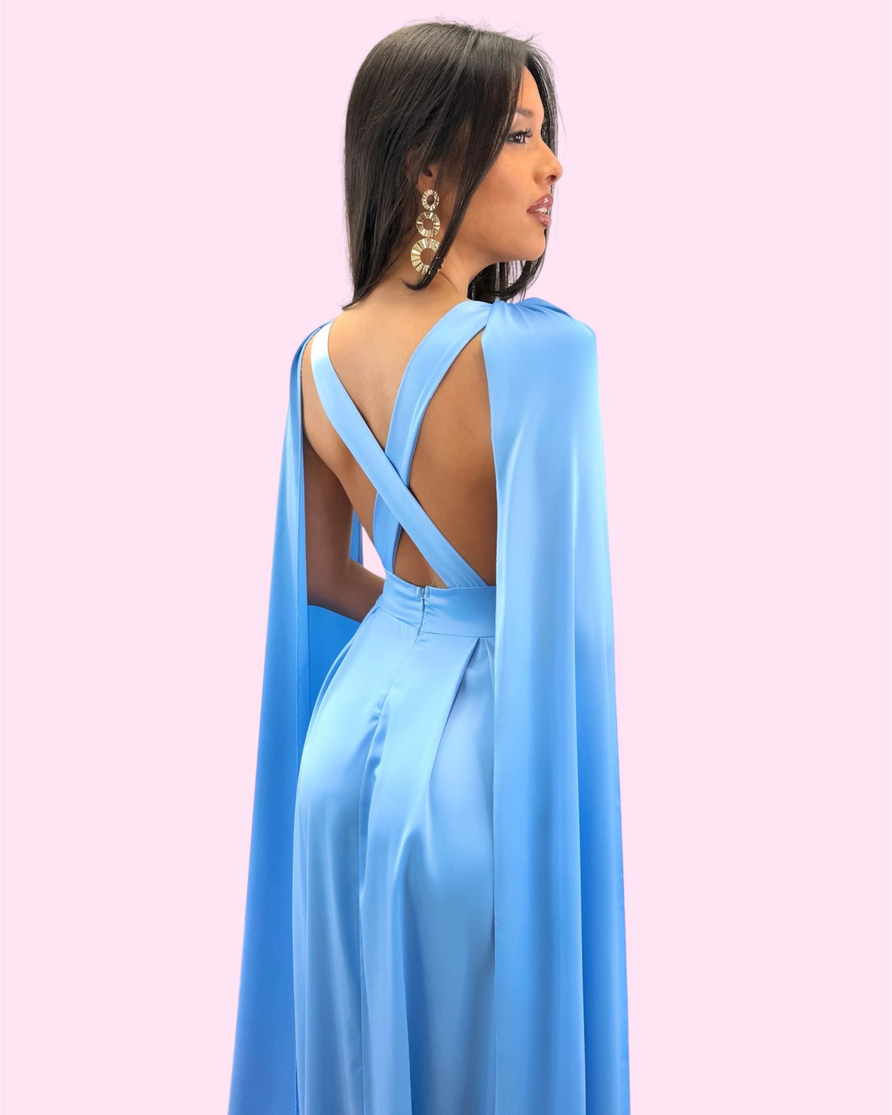 Vestido Clara Azul cielo